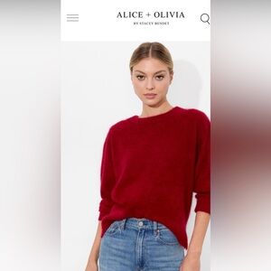 Alice + Olivia Barbara cashmere sweater